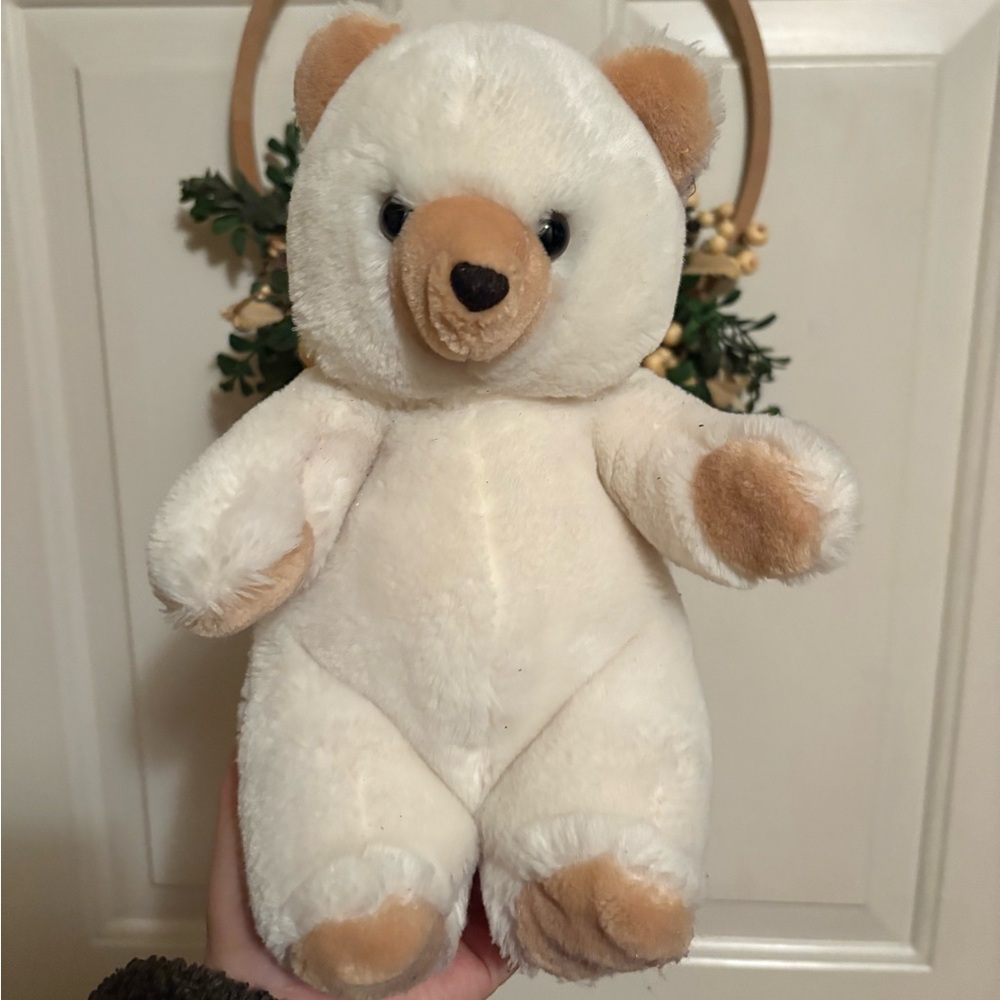1985 Cottagecore White Teddy Bear